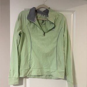 Vs Pink Vintage Style 1/4 Zip Large